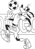 kolorowanki Goofy do wydruku malowanka Disney numer 27